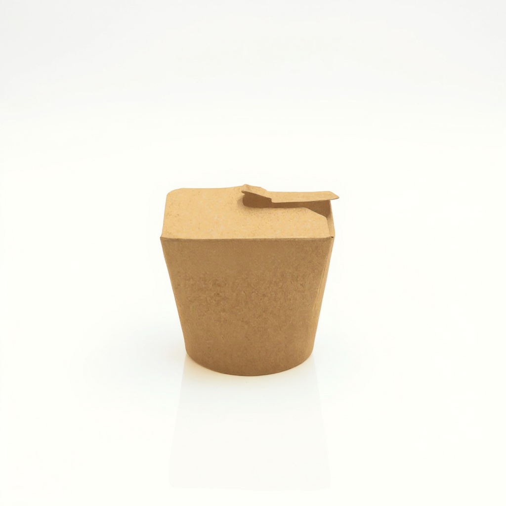 Gestapelte Kraftpapier Foodboxen 26 oz für Take-away