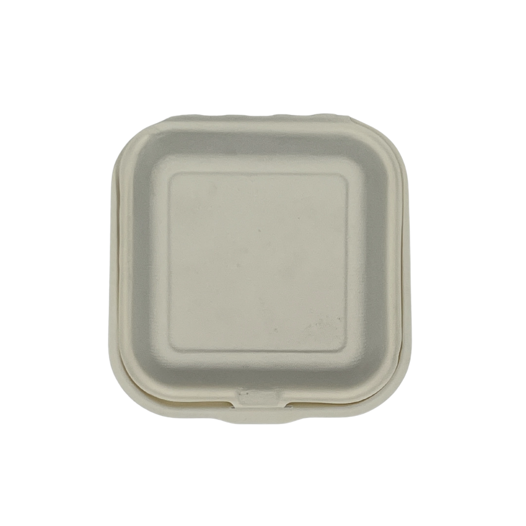 umweltfreundliche Hamburgerverpackung aus Bagasse