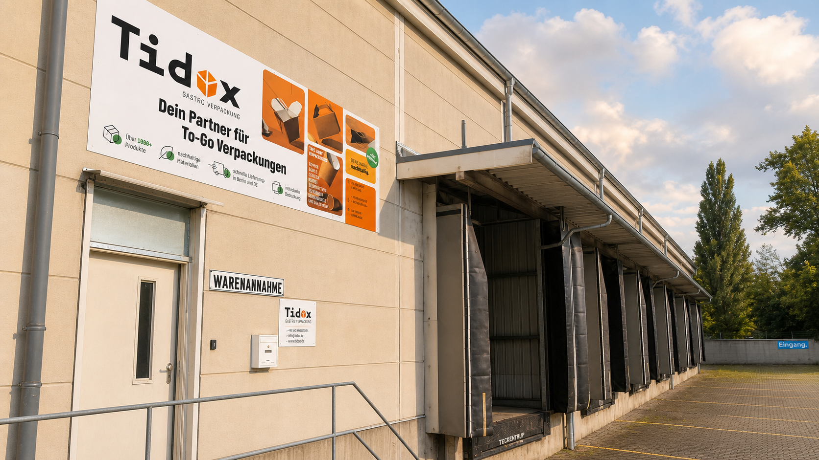 Das Tidox-Lager am Juliusturm 53 in Berlin-Spandau
